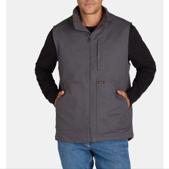 Brahma Men's Size 2XL (50-52) Work Vest Charcoal Sky